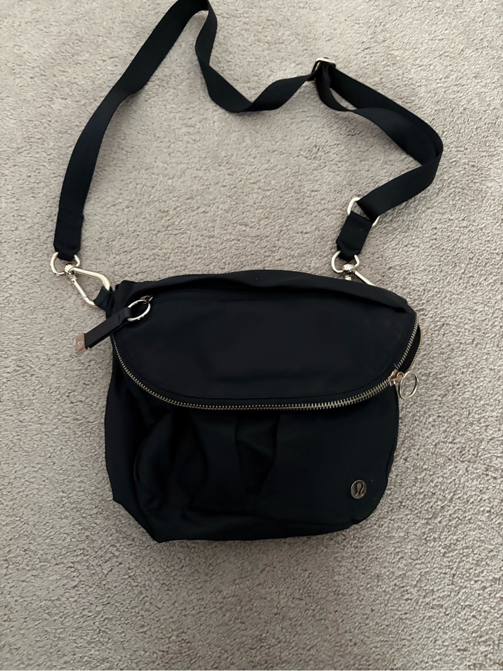 Lululemon Black Crossbody Bag - Compact Everyday Carry